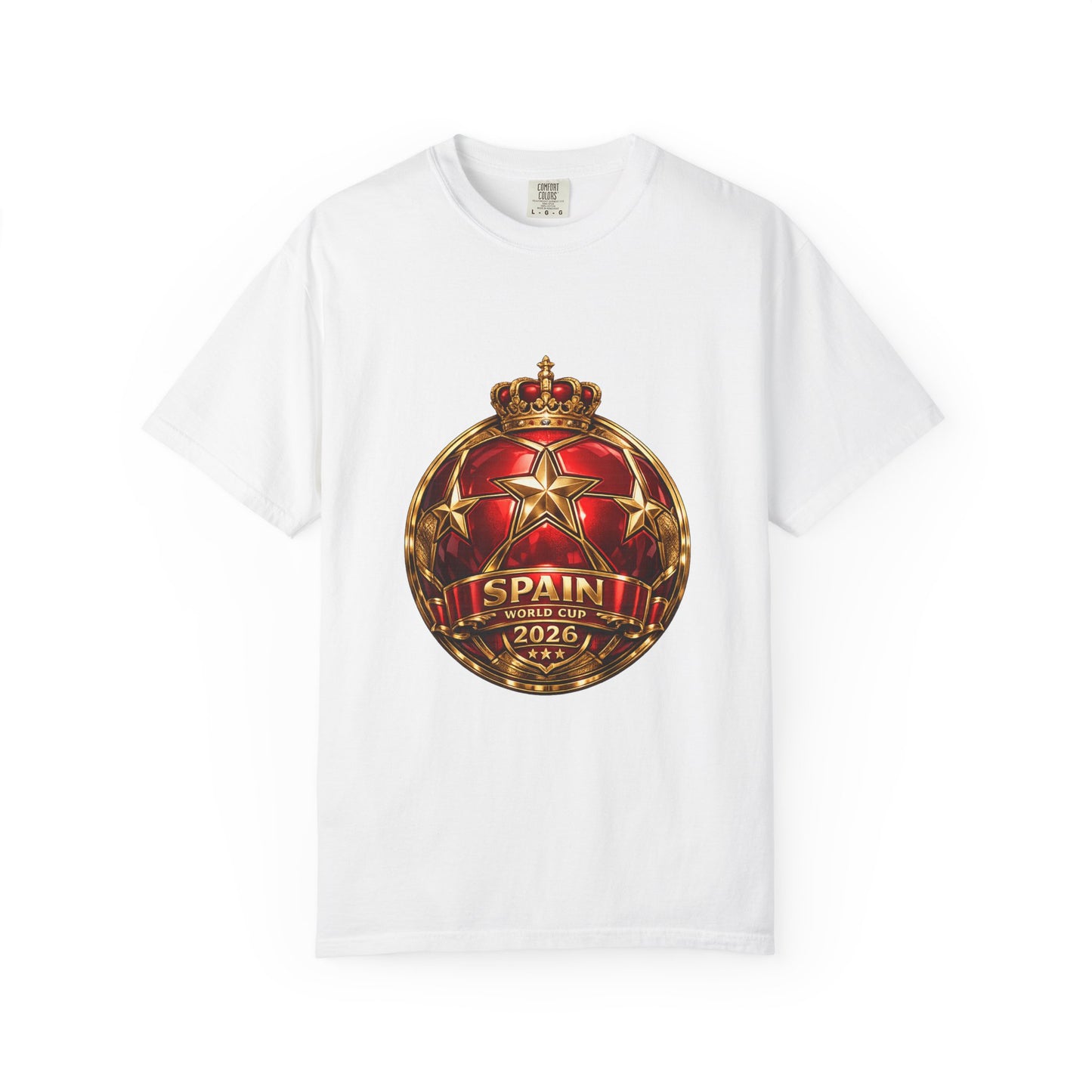 Spain Football World Cup 2026 'Estrella de Campeón' Round Medallion | Premium Graphic Tee