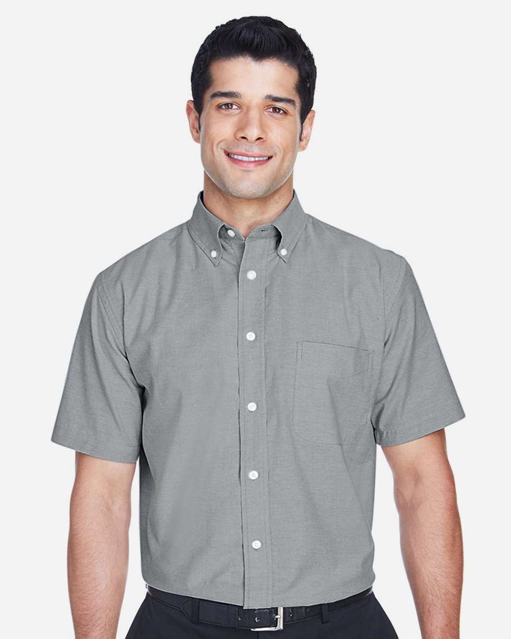 Men's Oxford Short Sleeve with Stain-Release