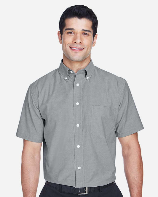 Men's Oxford Short Sleeve with Stain-Release