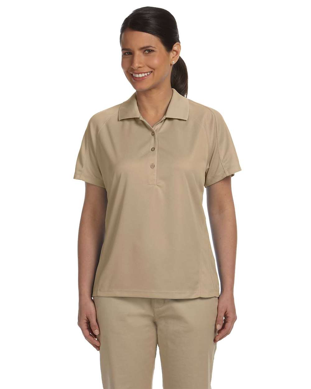 Women's Polytech Mesh Insert Polo