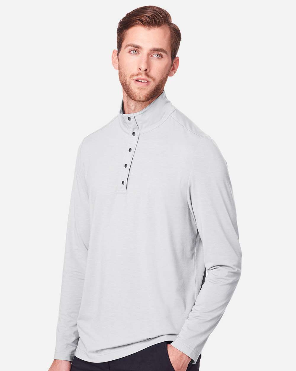 Men's JAQ Stretch Performance Snap-Neck Pullover