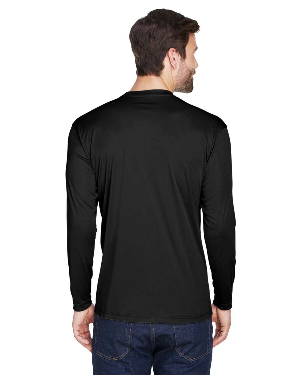 Men's Cool & Dry Sport Long Sleeve Performance Interlock T-Shirt