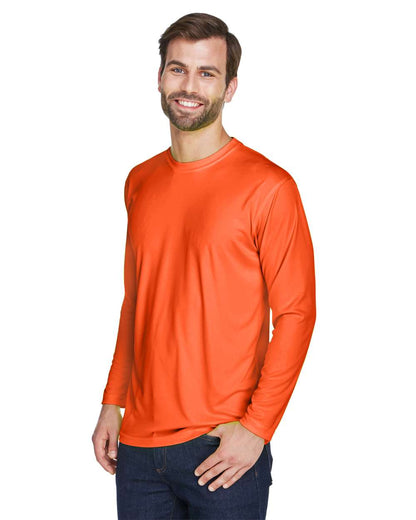 Men's Cool & Dry Sport Long Sleeve Performance Interlock T-Shirt