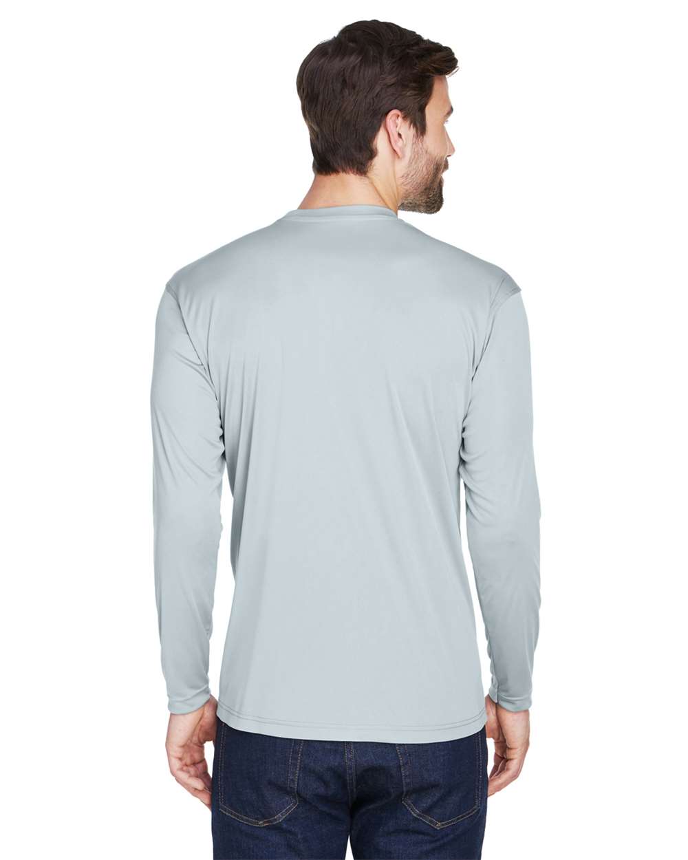 Men's Cool & Dry Sport Long Sleeve Performance Interlock T-Shirt
