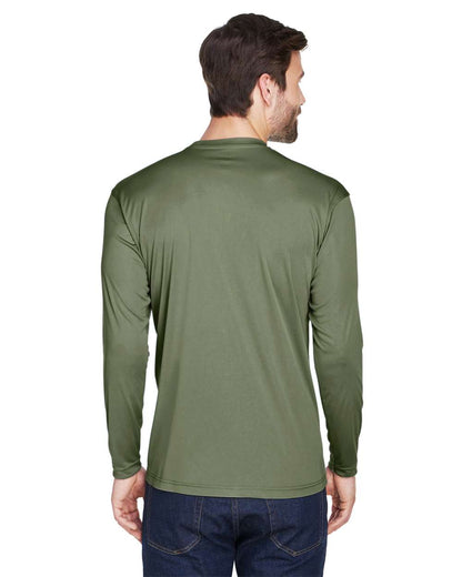 Men's Cool & Dry Sport Long Sleeve Performance Interlock T-Shirt