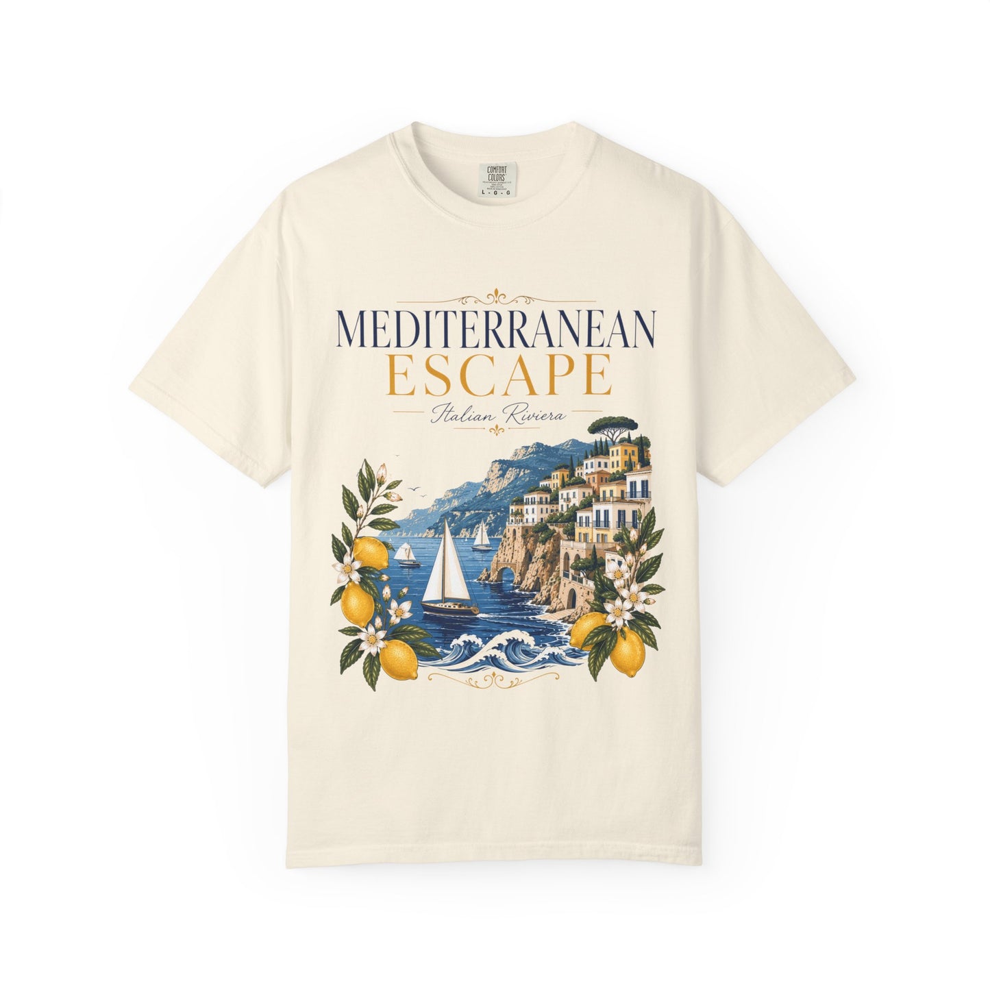 Mediterranean Escape – Italian Riviera | Premium Summer Tee