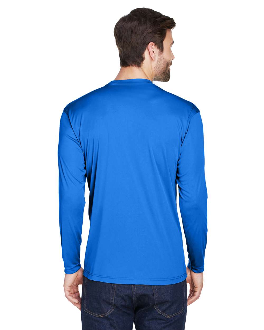 Men's Cool & Dry Sport Long Sleeve Performance Interlock T-Shirt