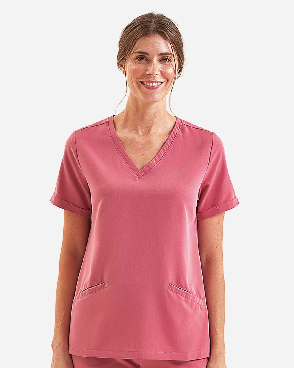 Women's Invincible V-Neck Stretch Scrub Top
