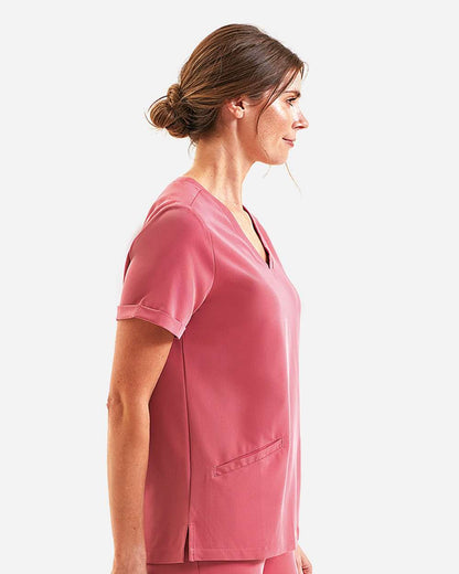 Women's Invincible V-Neck Stretch Scrub Top