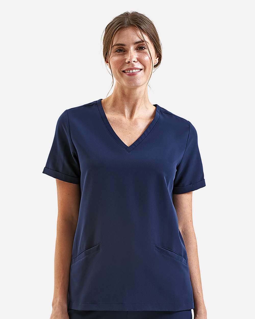 Women's Invincible V-Neck Stretch Scrub Top