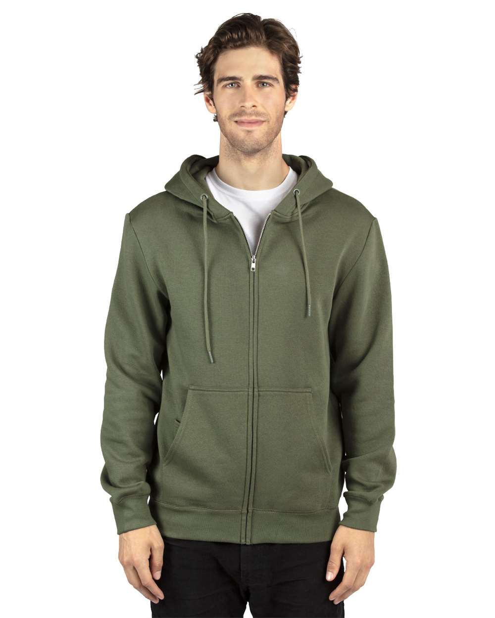 Unisex Fleece Full-Zip Hooded Sweatshirt
