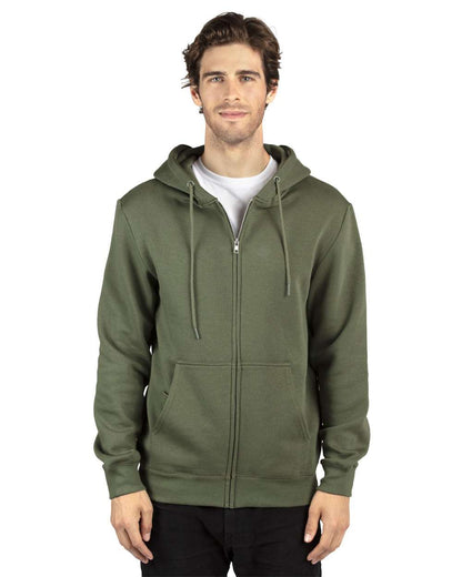 Unisex Fleece Full-Zip Hooded Sweatshirt