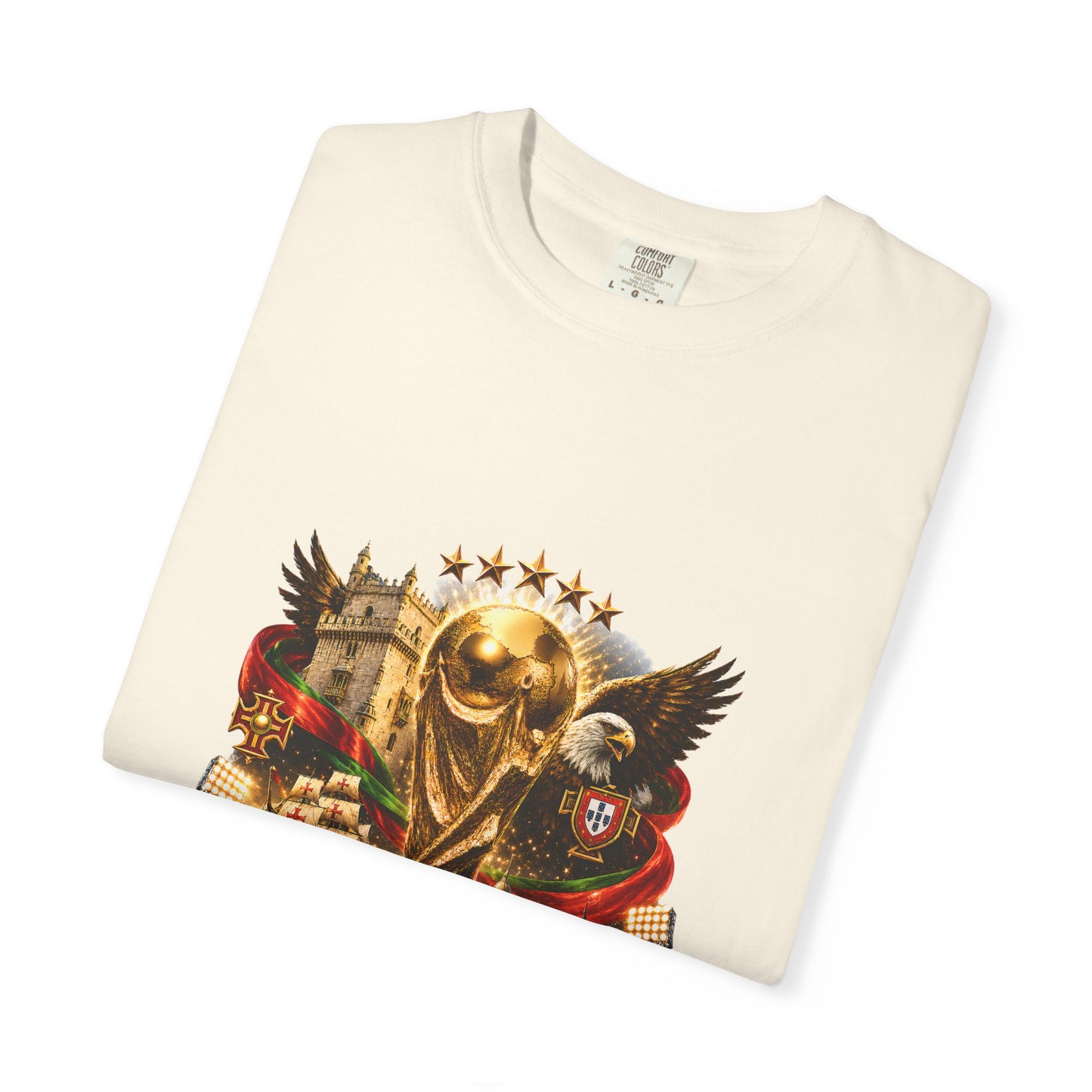Portugal Football World Cup 2026 'Nação de Campeões' Epic Collage | Premium Graphic Tee