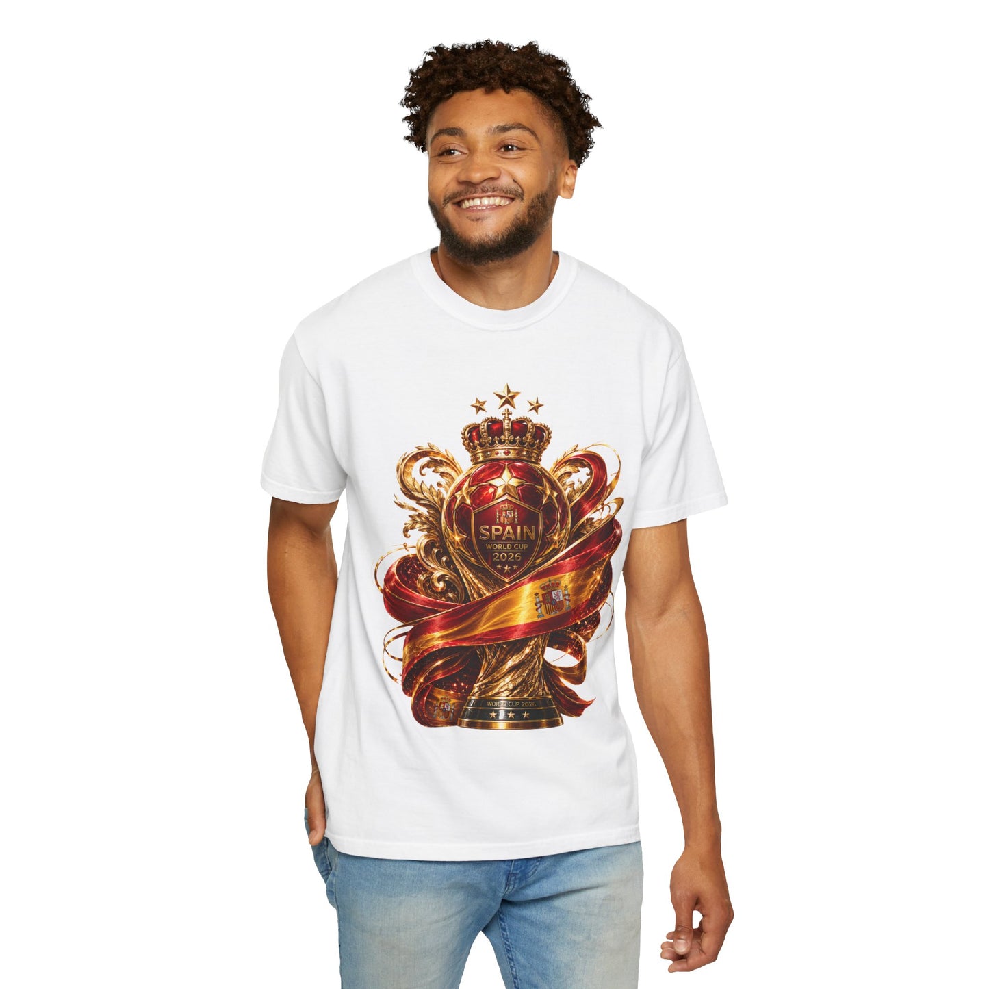 Spain Football World Cup 2026 'Crowned Glory' Imperial Trophy | Premium Graphic Tee