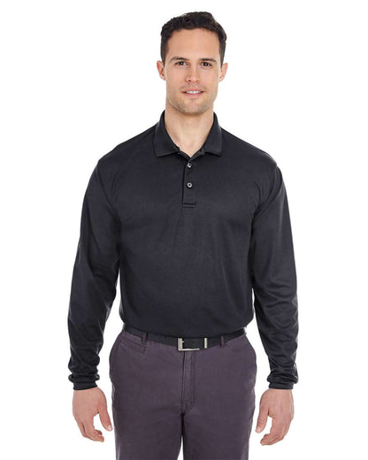 Men's Cool & Dry Long Sleeve MeshÂ PiquÃ© Polo