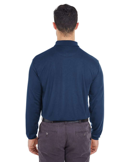 Men's Cool & Dry Long Sleeve MeshÂ PiquÃ© Polo