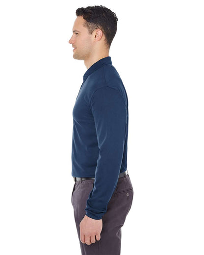 Men's Cool & Dry Long Sleeve MeshÂ PiquÃ© Polo