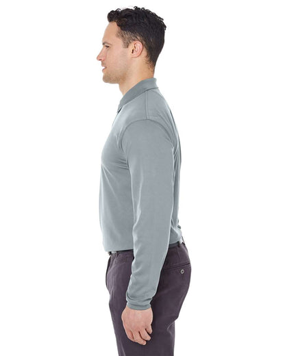 Men's Cool & Dry Long Sleeve MeshÂ PiquÃ© Polo