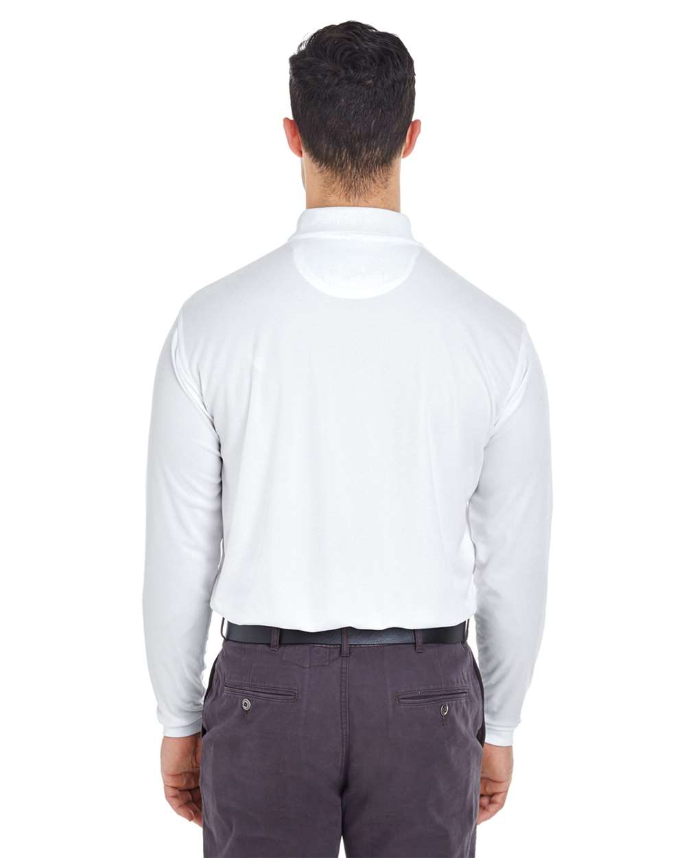 Men's Cool & Dry Long Sleeve MeshÂ PiquÃ© Polo