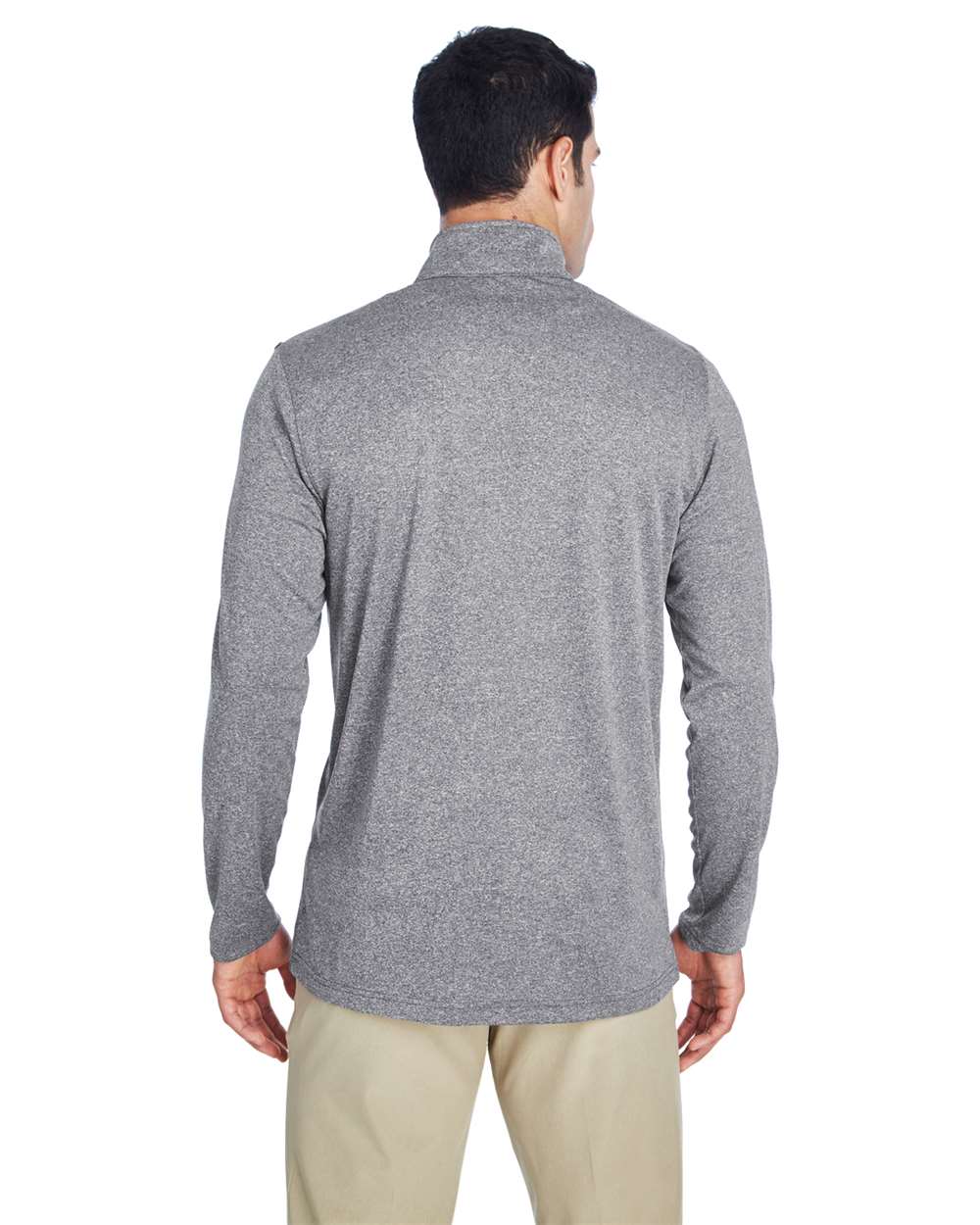 Men's Cool & Dry Heathered Performance Quarter-Zip Pullover