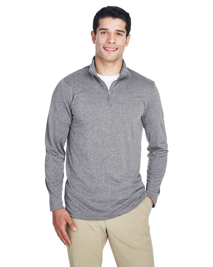 Men's Cool & Dry Heathered Performance Quarter-Zip Pullover