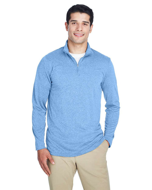 Men's Cool & Dry Heathered Performance Quarter-Zip Pullover