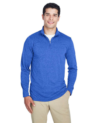 Men's Cool & Dry Heathered Performance Quarter-Zip Pullover