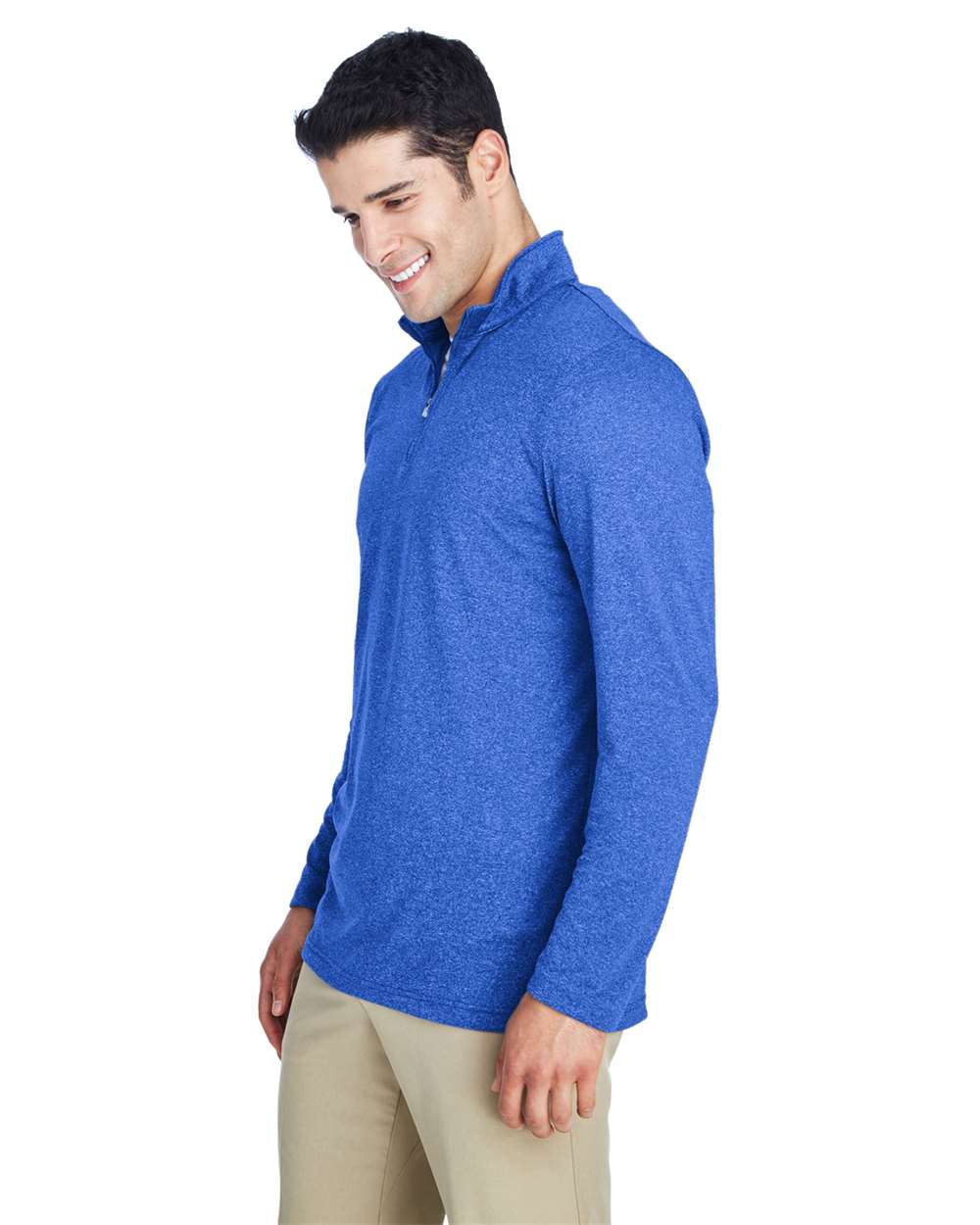 Men's Cool & Dry Heathered Performance Quarter-Zip Pullover