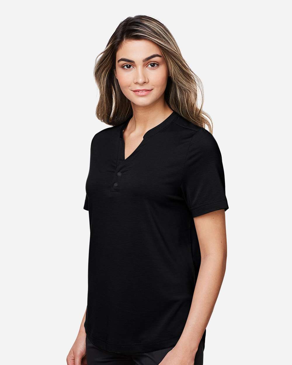 Women's JAQ Snap-Up Stretch Performance Polo