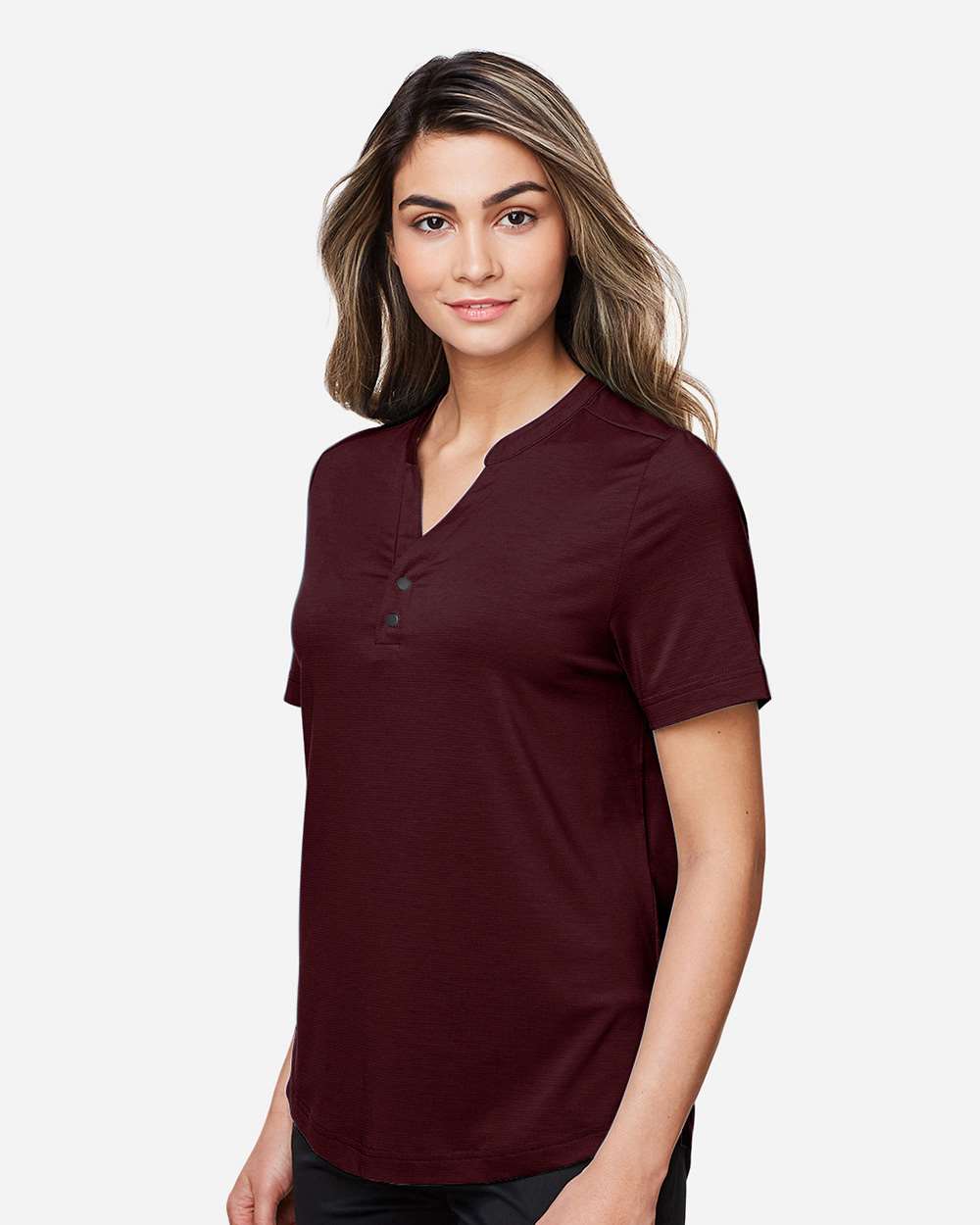 Women's JAQ Snap-Up Stretch Performance Polo