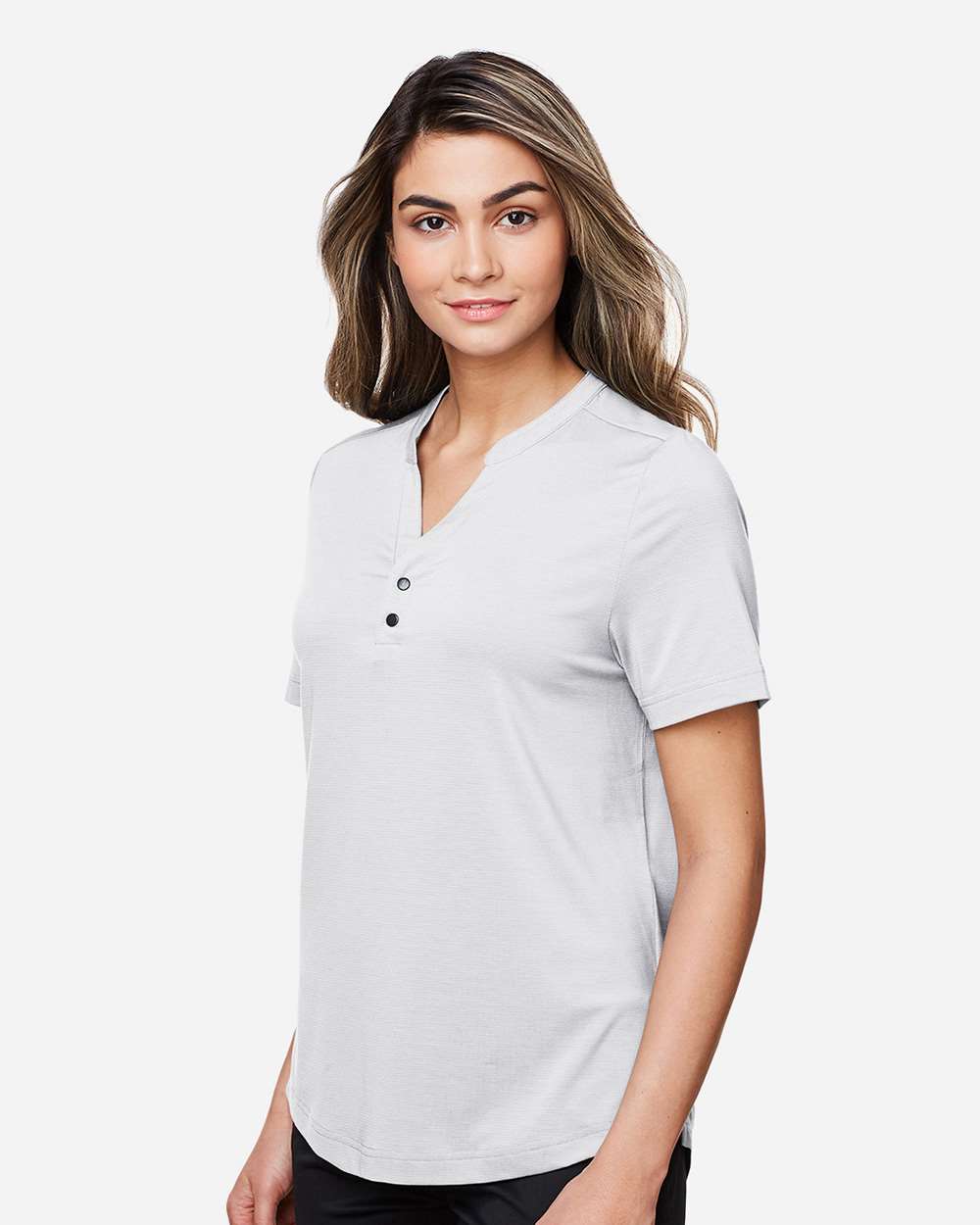 Women's JAQ Snap-Up Stretch Performance Polo
