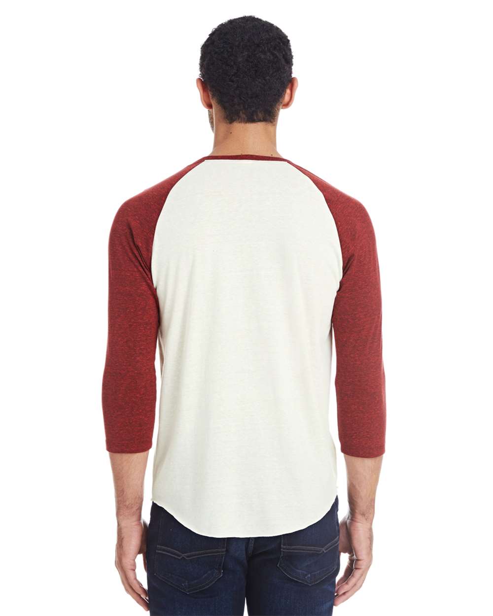 Unisex Triblend Three-Quarter Sleeve Raglan T-Shirt