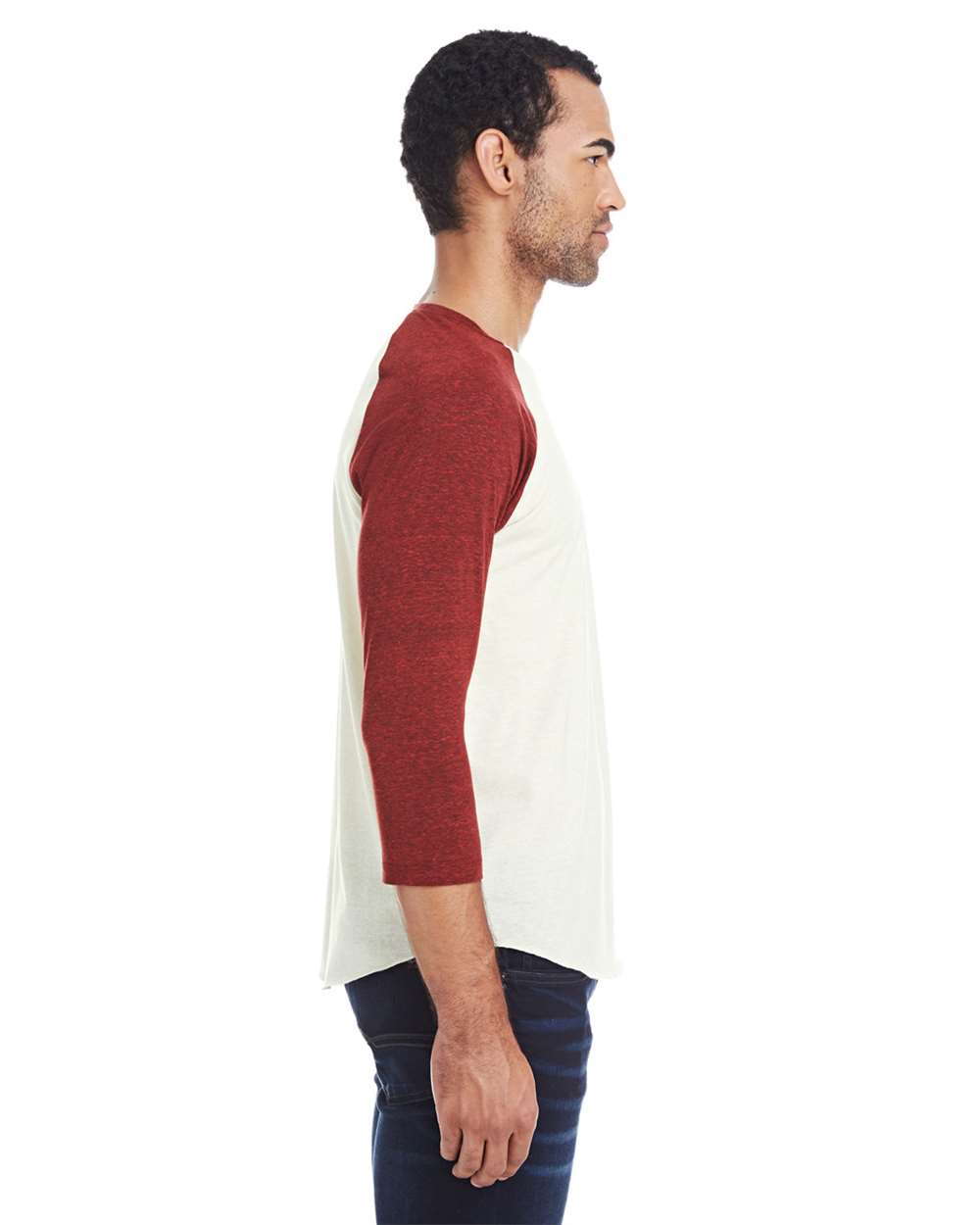 Unisex Triblend Three-Quarter Sleeve Raglan T-Shirt
