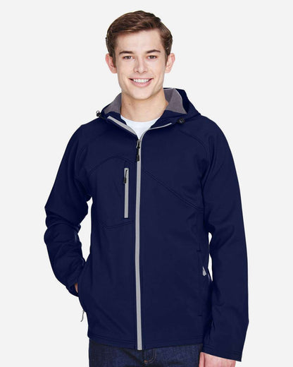 Men's Prospect Two-Layer Fleece Bonded Soft Shell Hooded Jacket