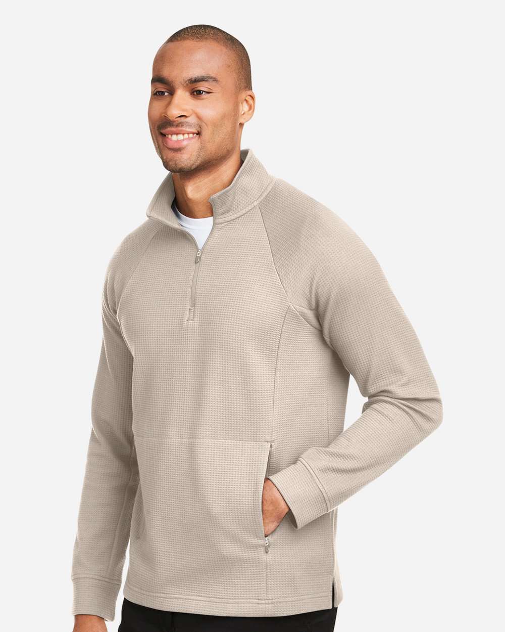 Men's Rhythm Waffle Quarter-Zip Pullover