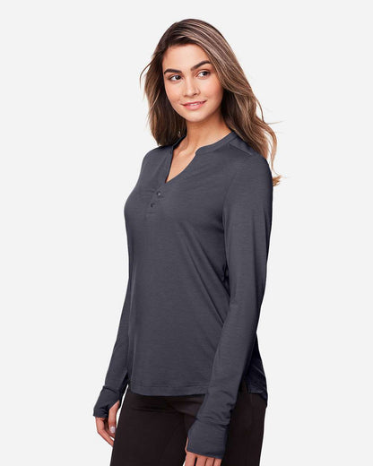Women's JAQ Stretch Performance V-Neck Snap Pullover