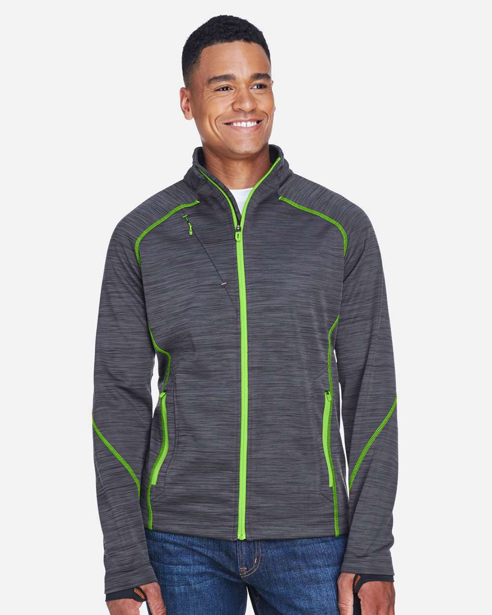 Men's Flux MÃ©lange Bonded Fleece Jacket
