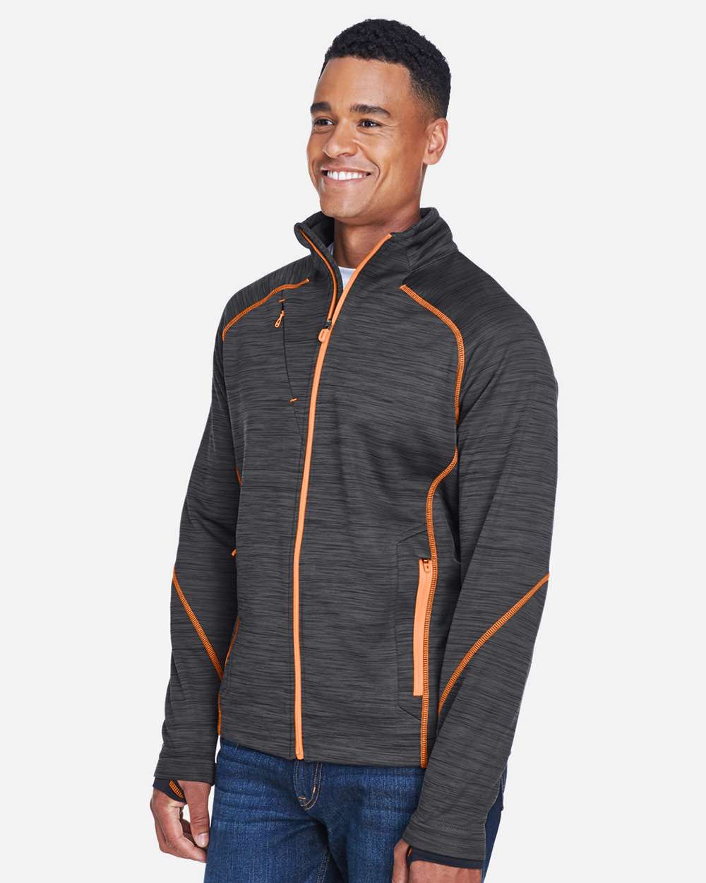 Men's Flux MÃ©lange Bonded Fleece Jacket
