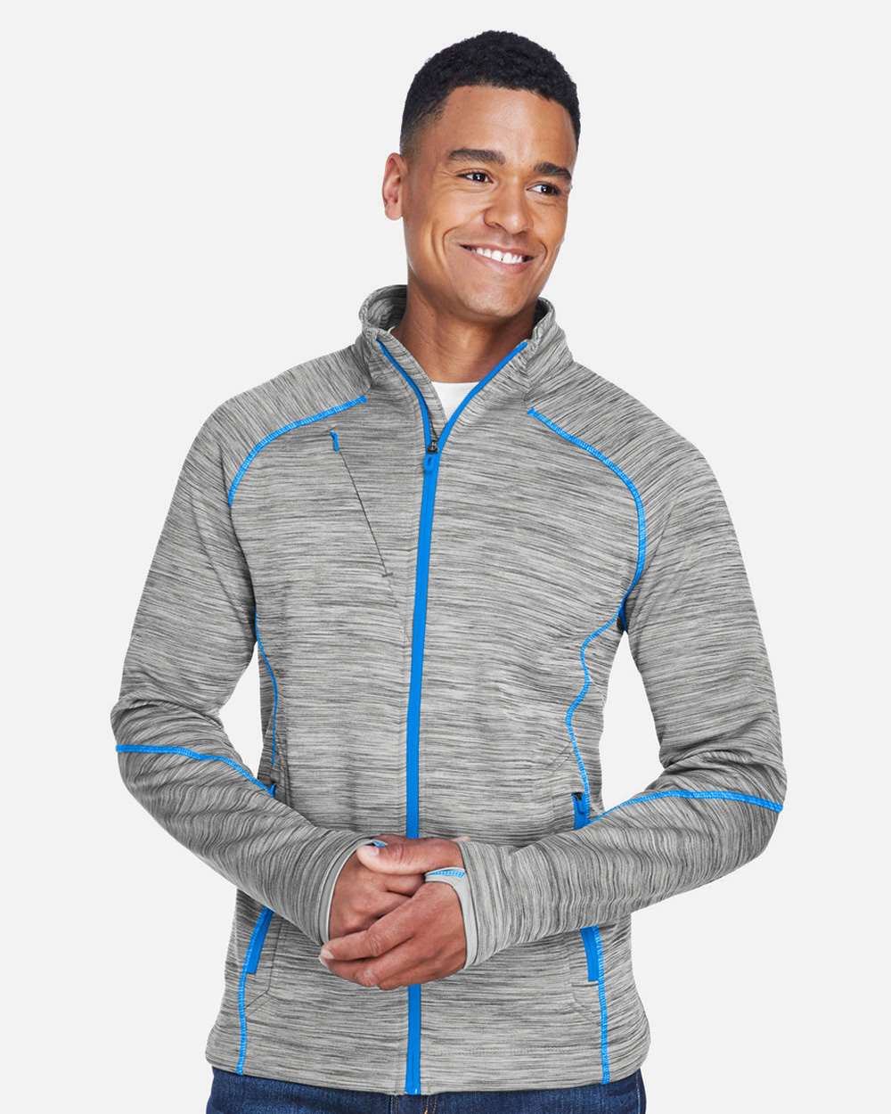 Men's Flux MÃ©lange Bonded Fleece Jacket