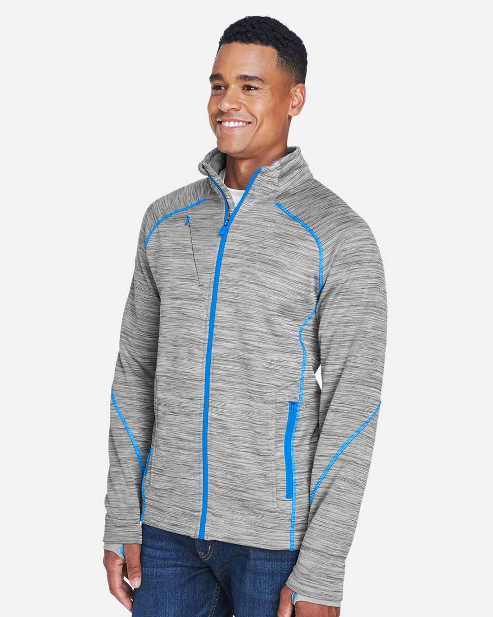 Men's Flux MÃ©lange Bonded Fleece Jacket
