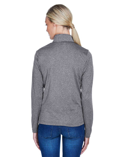 Women's Cool & Dry Heathered Performance Quarter-Zip Pullover