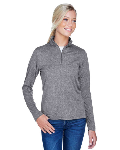 Women's Cool & Dry Heathered Performance Quarter-Zip Pullover