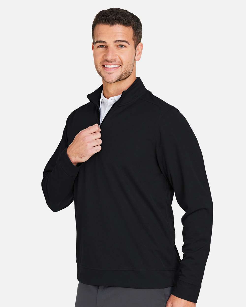 Men's Express Tech Performance Pique Quarter-Zip Pullover