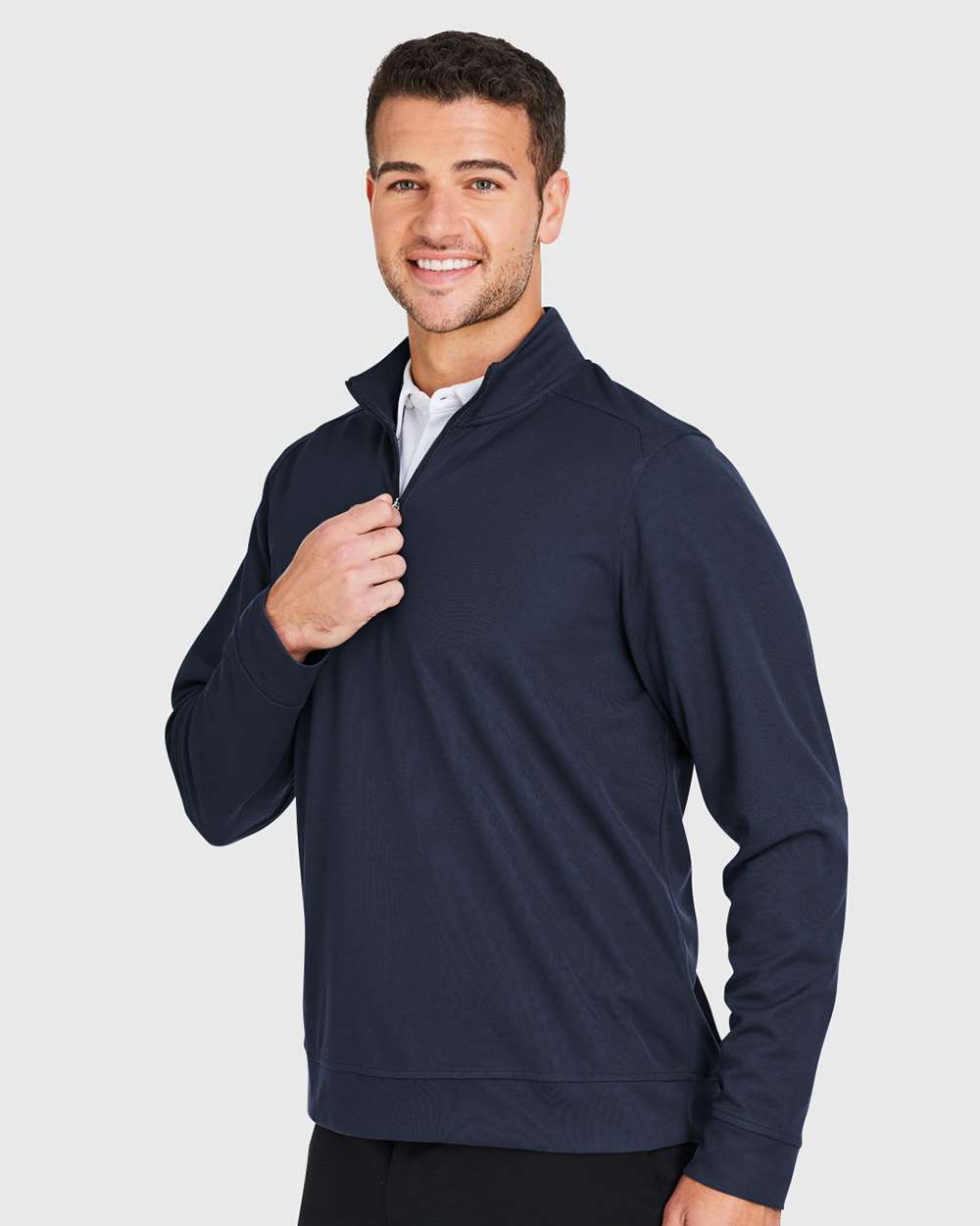 Men's Express Tech Performance Pique Quarter-Zip Pullover