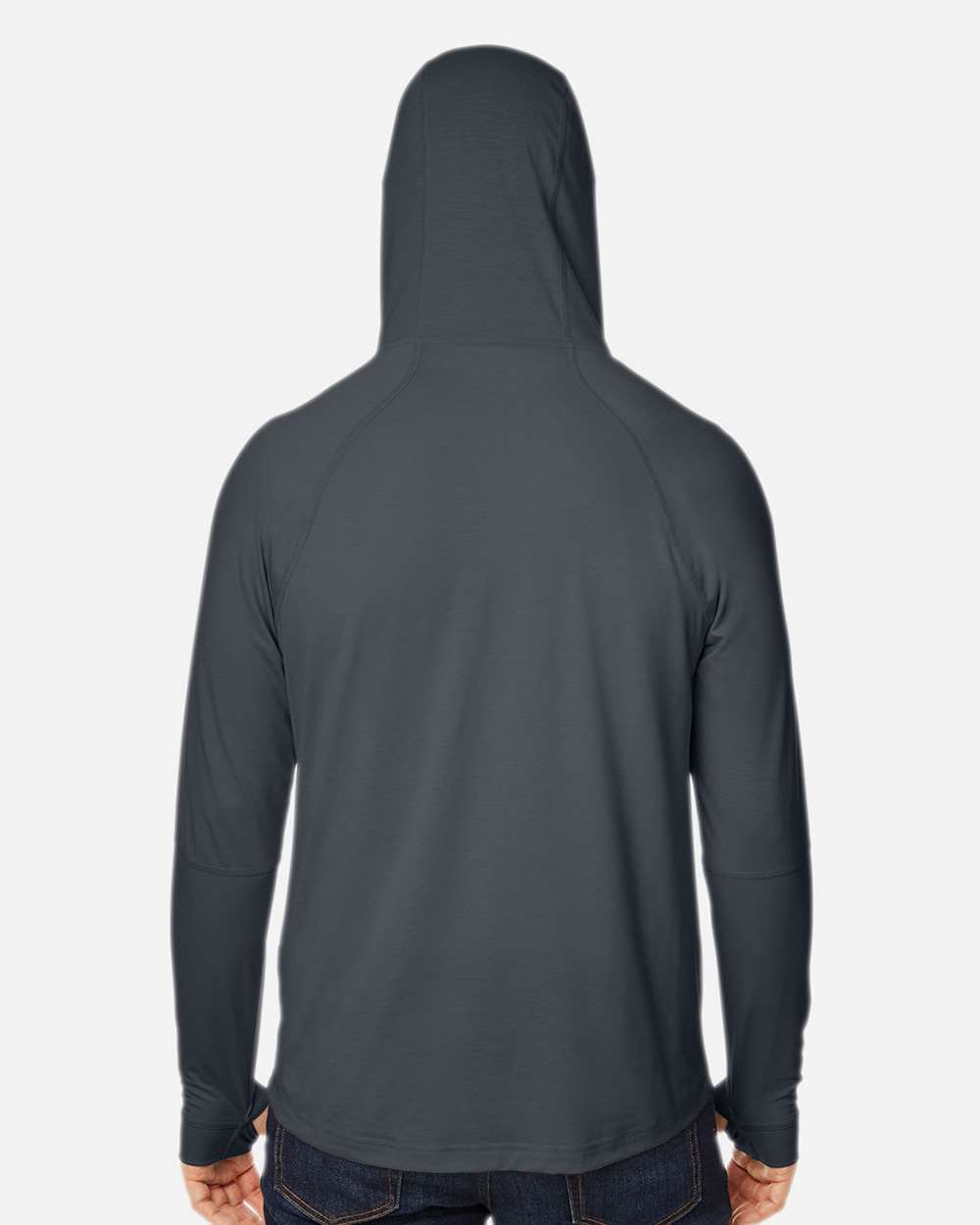 Unisex JAQ Stretch Performance Hooded Long Sleeve T-Shirt