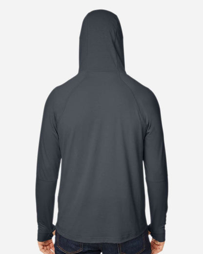 Unisex JAQ Stretch Performance Hooded Long Sleeve T-Shirt