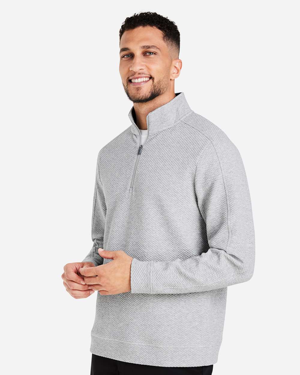 Men's Spirit Textured Quarter-Zip Pullover