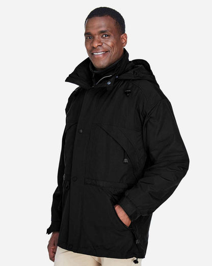 Men's 3-in-1 Parka with Dobby Trim