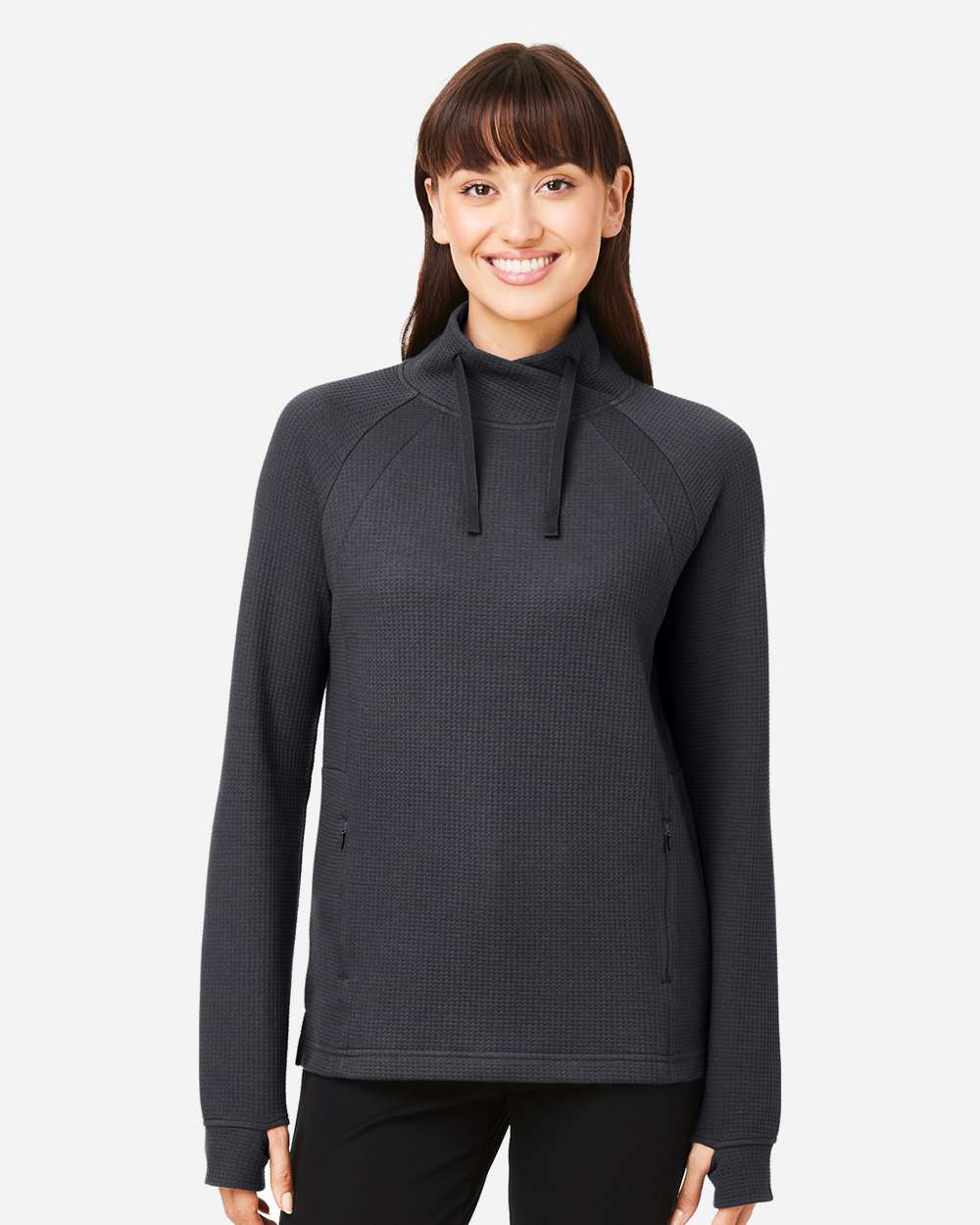 Women's Rhythm Waffle Cross-Neck Pullover