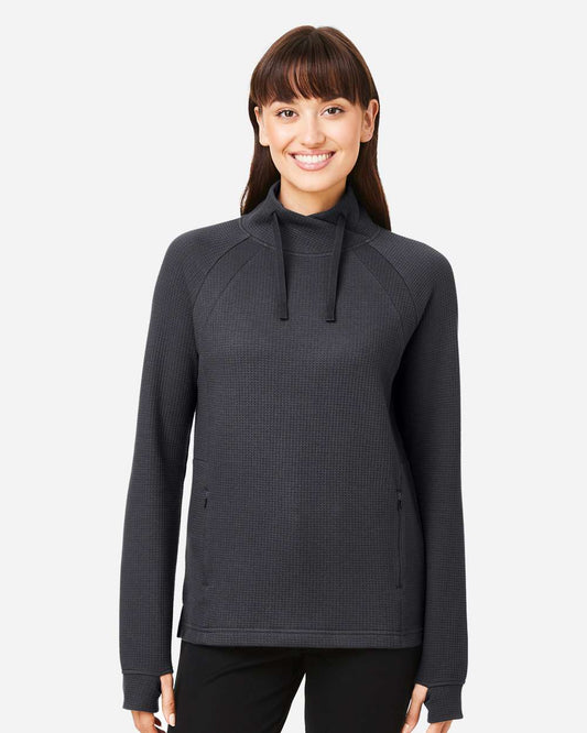 Women's Rhythm Waffle Cross-Neck Pullover
